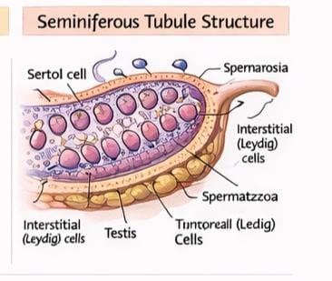 Cells in Seminiferous Tubules